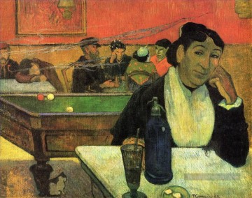 Café de nuit à Arles postimpressionnisme Primitivisme Paul Gauguin Peinture décoratif